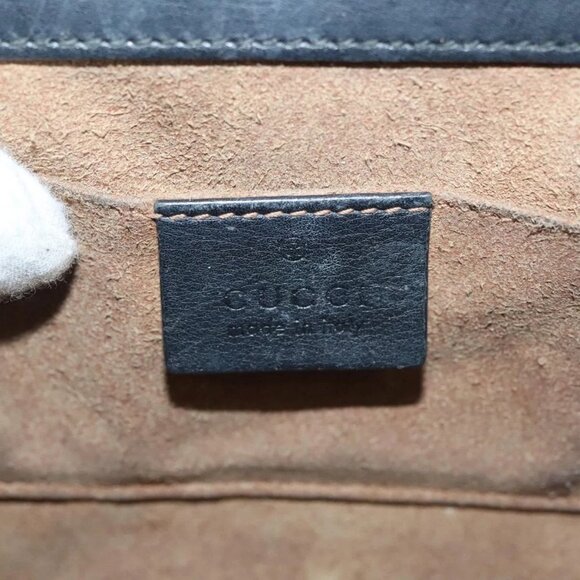 GUCCI GG Supreme Chain Shoulder Bag PVC Beige Gold 409487 Auth bs29070 - Picture 11 of 16